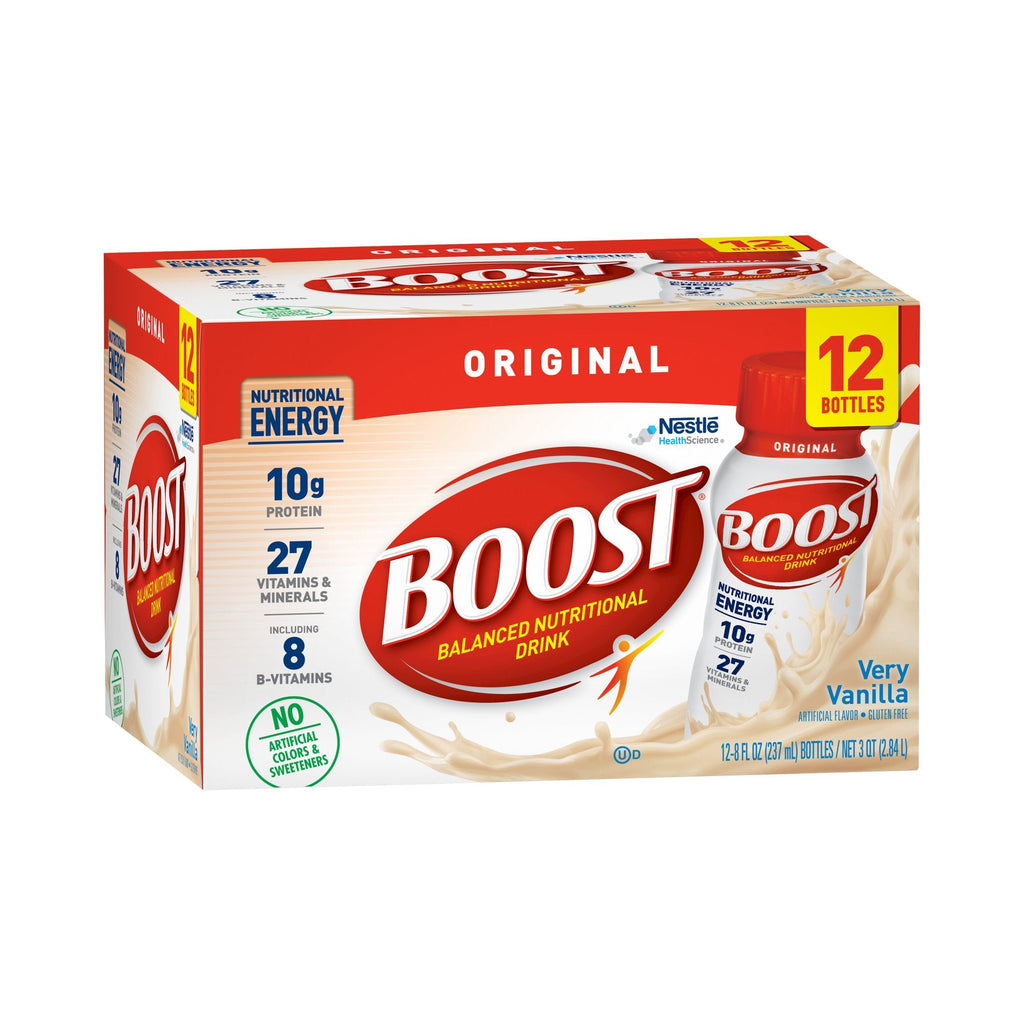 BoostÂ® Original Vanilla Oral Supplement, 8 oz. Bottle
