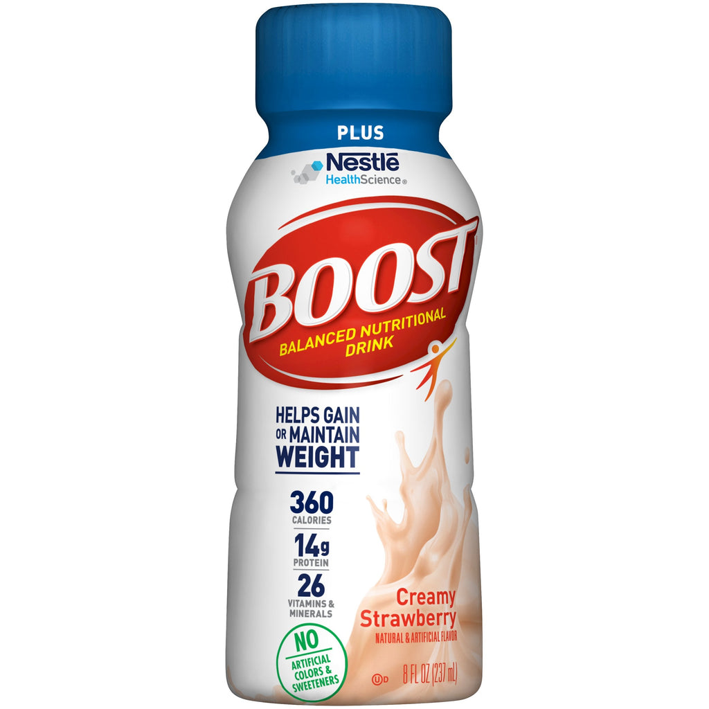 BoostÂ® Plus Strawberry Oral Supplement, 8 oz. Bottle