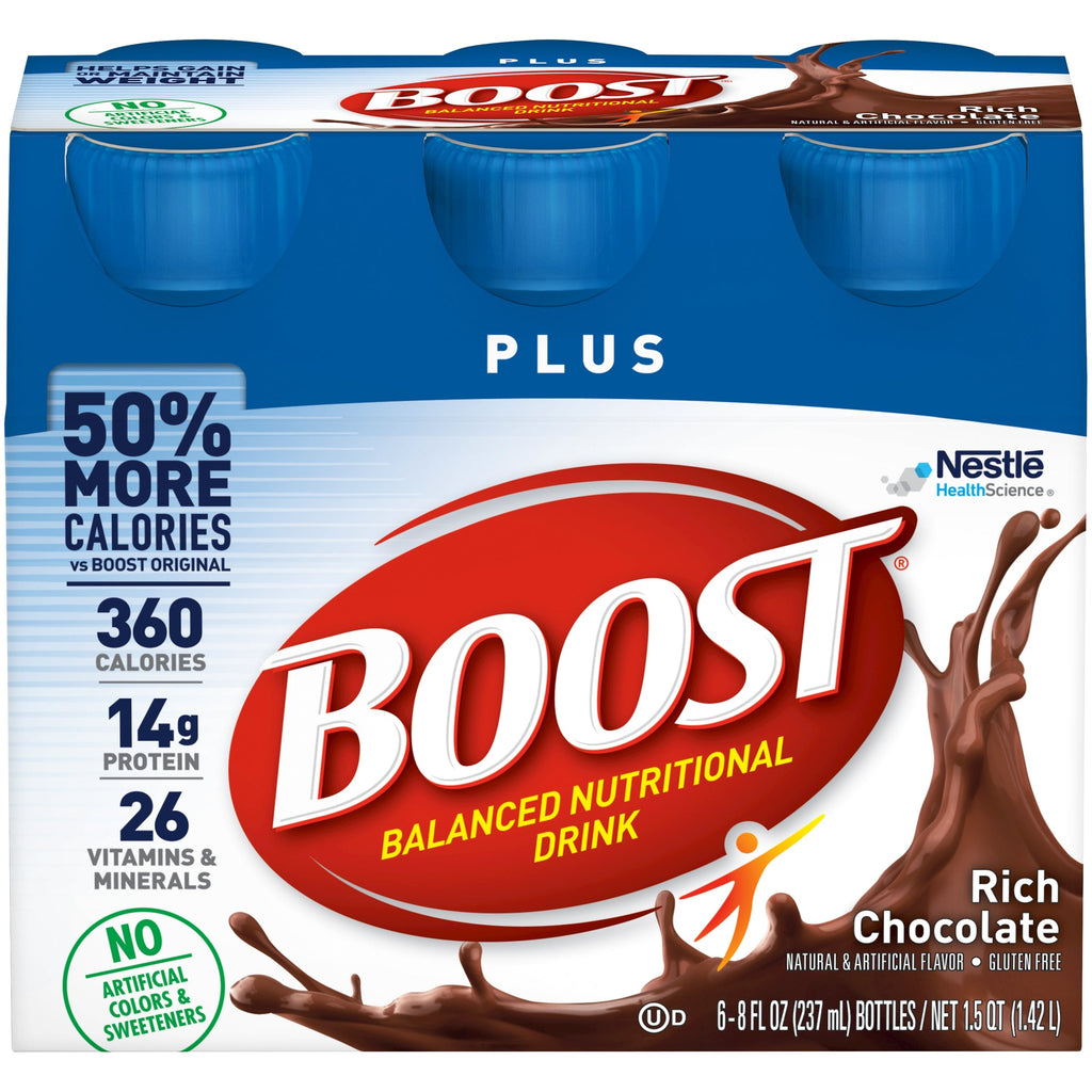 BoostÂ® Plus Chocolate Oral Supplement, 8 oz. Bottle