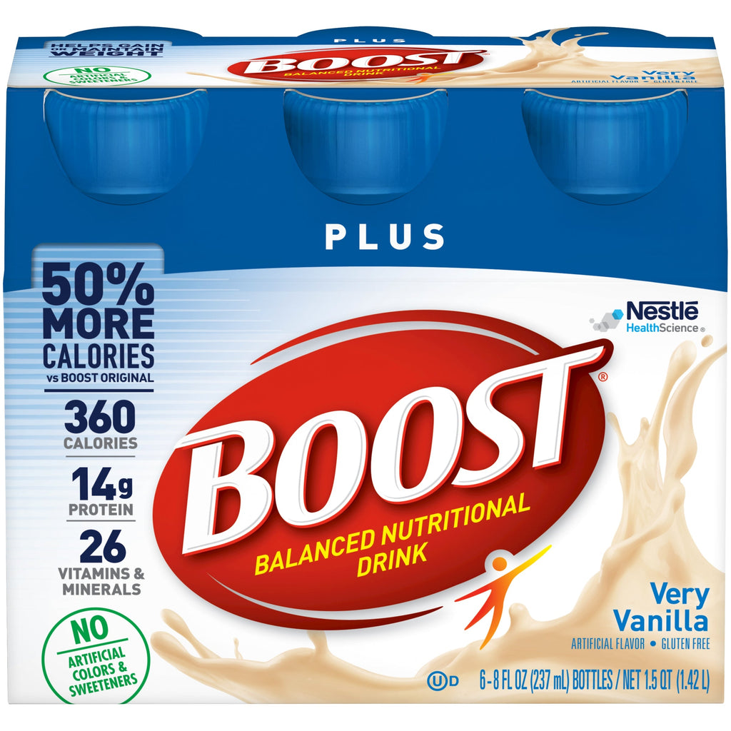 BoostÂ® Plus Vanilla Oral Supplement, 8 oz. Bottle