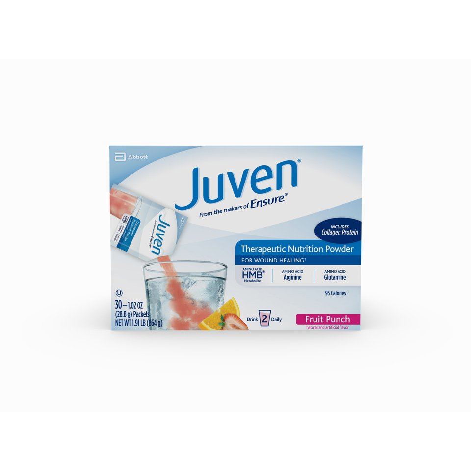 Arginine/Glutamine Supplement Juven, 1.02 oz Individual Packet, Powder, Fruit Punch