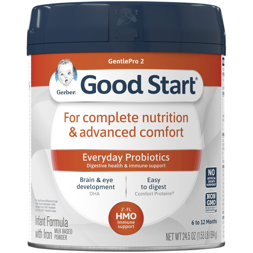 GerberÂ® Good StartÂ® GentlePro 2 Infant Formula, 24.5 oz. Canister Powder