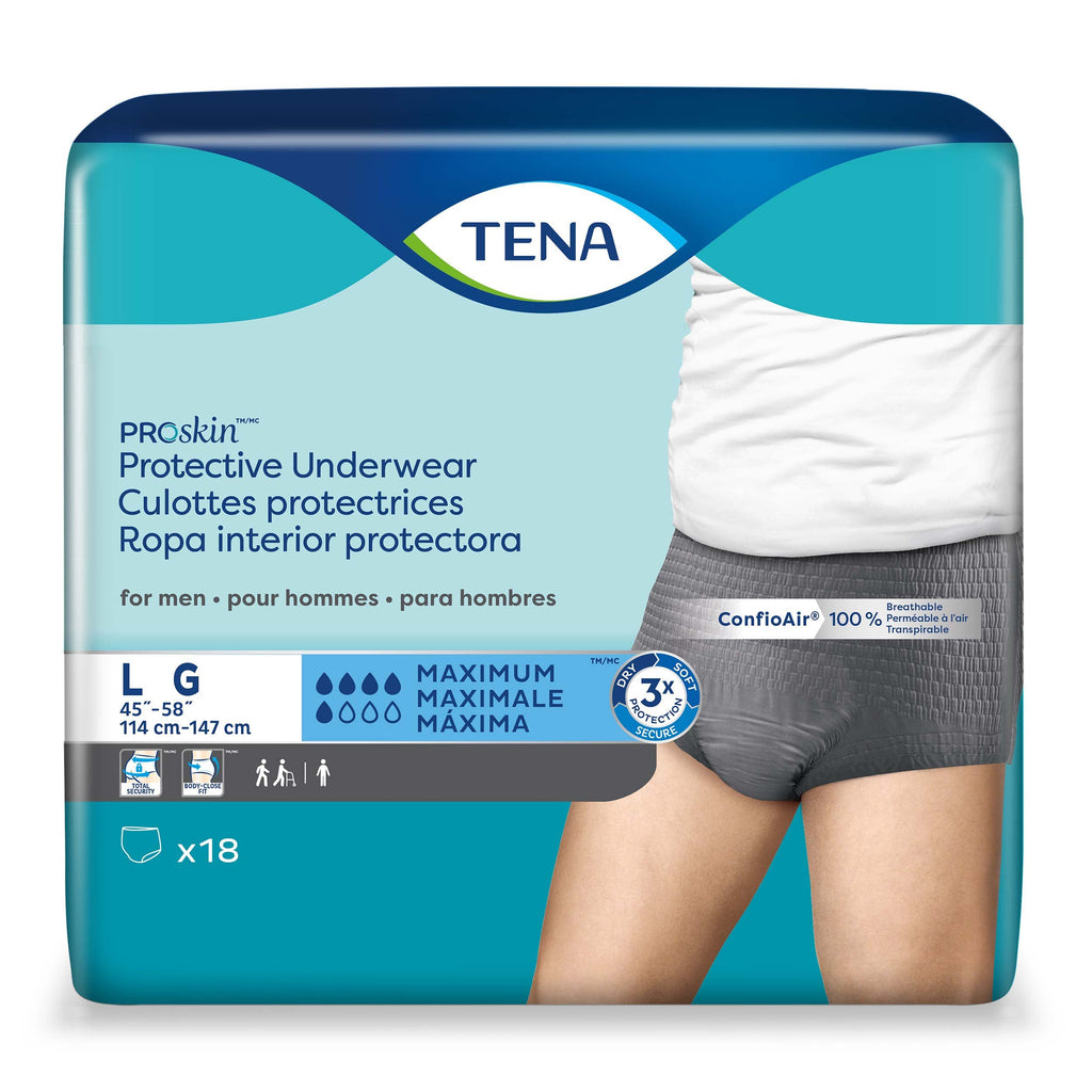 TenaÂ® ProSkinâ„¢ Maximum Absorbent Underwear, Large