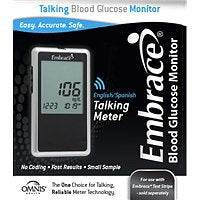 EmbraceÂ¨ Talking Blood Glucose Monitor