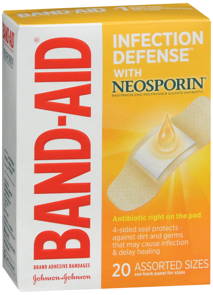 Band-AidÂ® Infection Defenseâ„¢ Bandages, Assorted Sizes