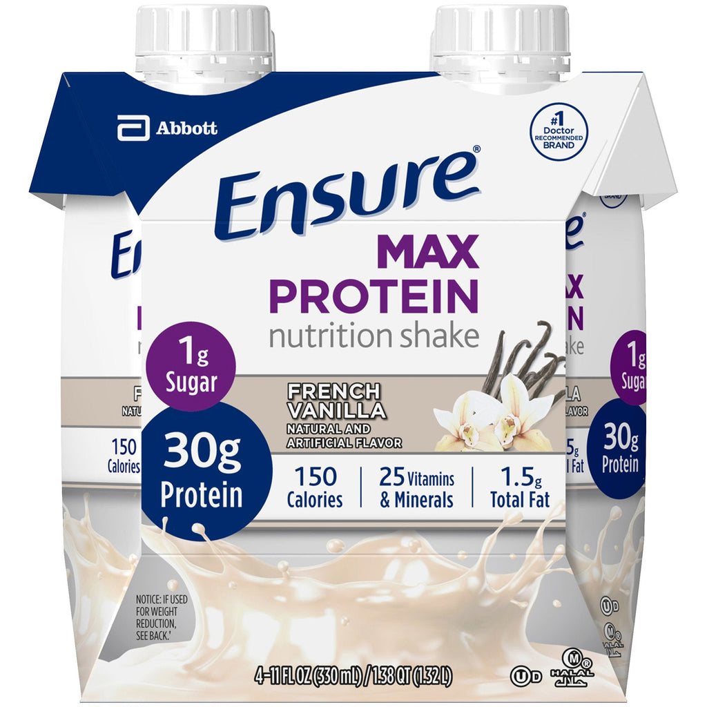 EnsureÂ® Max Protein Vanilla Oral Supplement, 11 oz. Carton