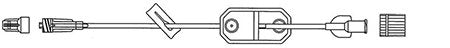 Extension Set McKesson 9 Inch Tubing Without Ports 3 mL Priming Volume DEHP-Free