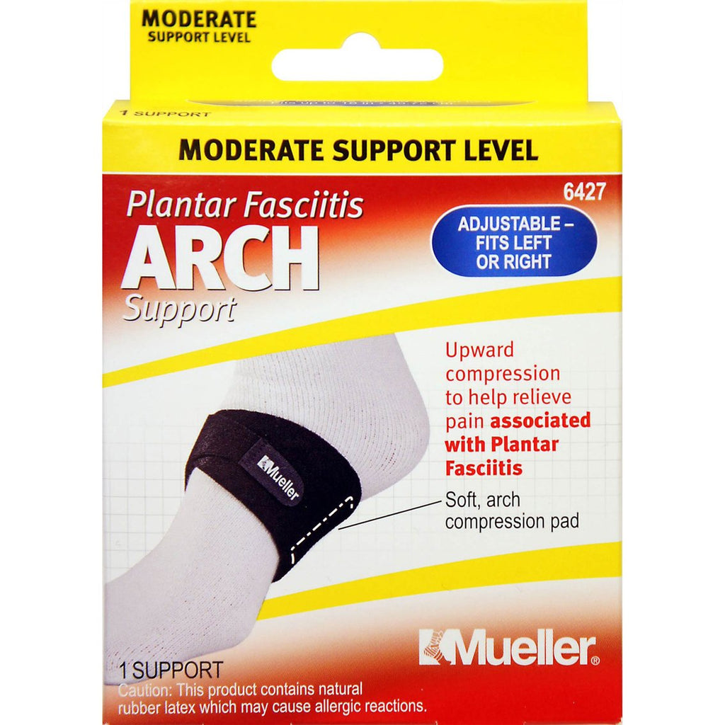 Arch Support Mueller® One Size Fits Most Hook and Loop Strap Closure Left or Right Foot