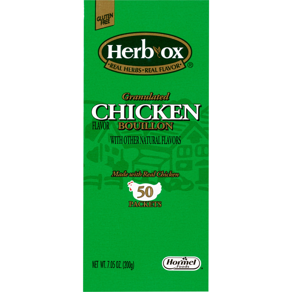 Herb-OxÂ® Chicken Bouillon Instant Broth, 50 Packets per Box
