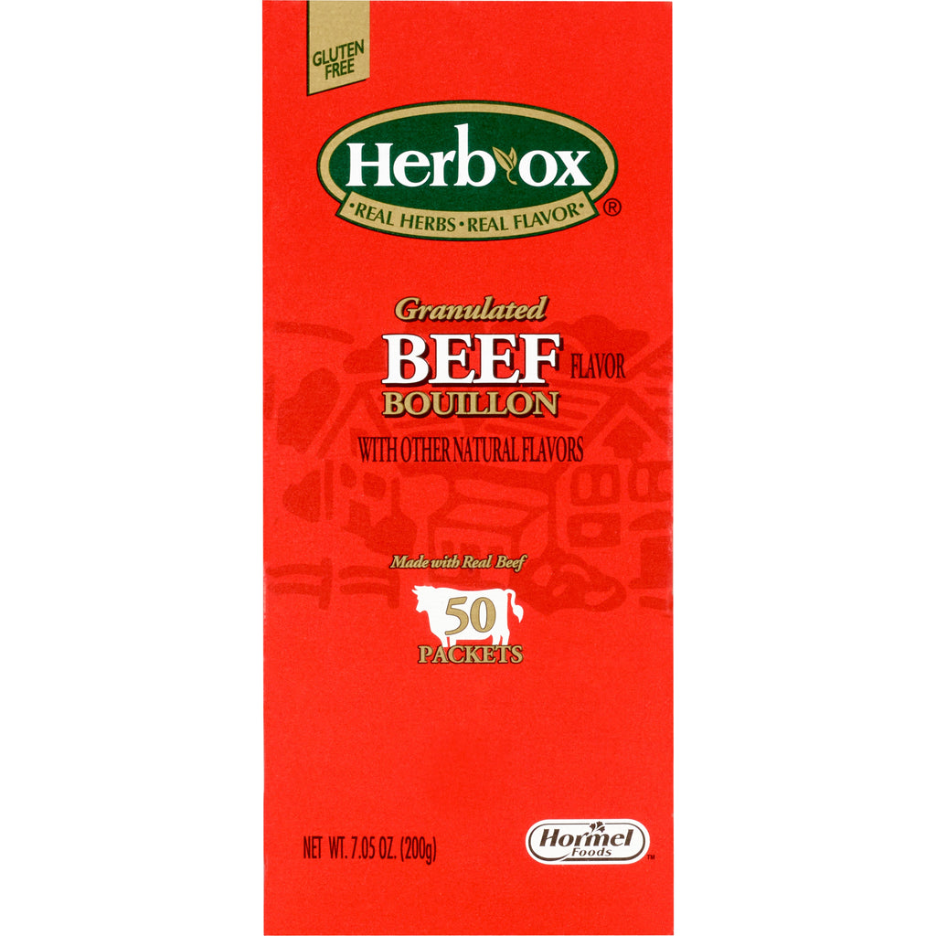 Herb-OxÂ® Beef Bouillon Instant Broth, 300 Packets per Case