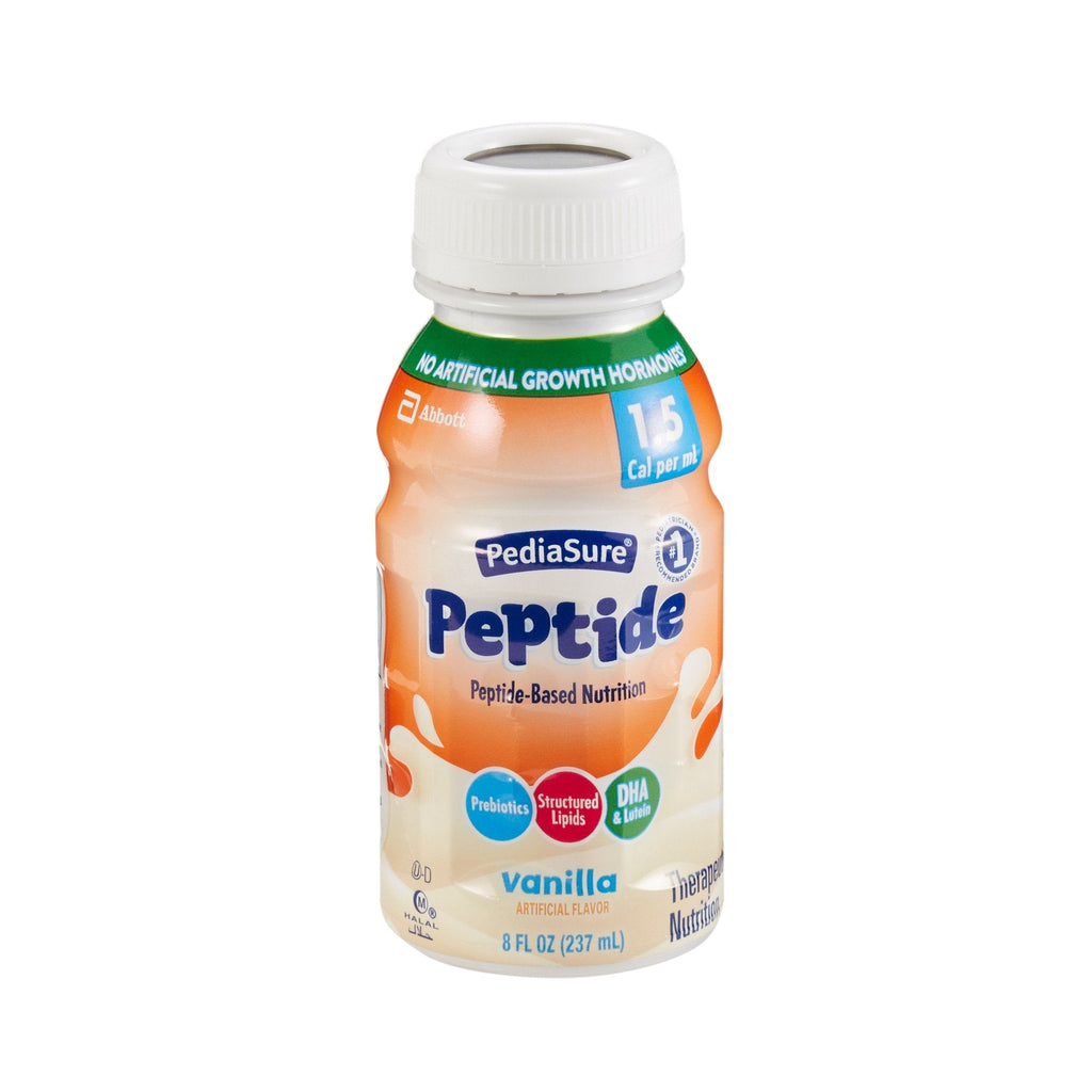 PediaSureÂ® Peptide 1.5 Cal Vanilla Pediatric Oral Supplement / Tube Feeding Formula, 8 oz. Bottle