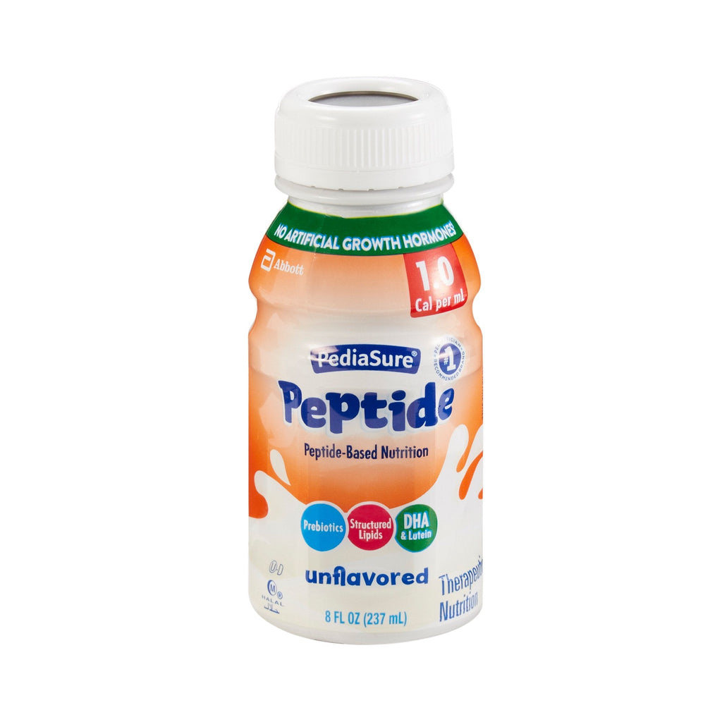 PediaSure Peptide Supplement, Nutritionally Complete, 8-oz Bottle, Unflavored