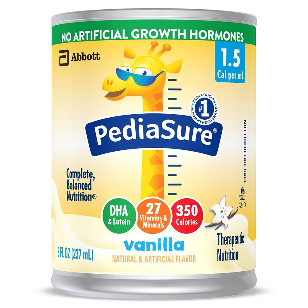 PediaSureÂ® 1.5 Cal Vanilla Pediatric Oral Supplement / Tube Feeding Formula, 8 oz. Can