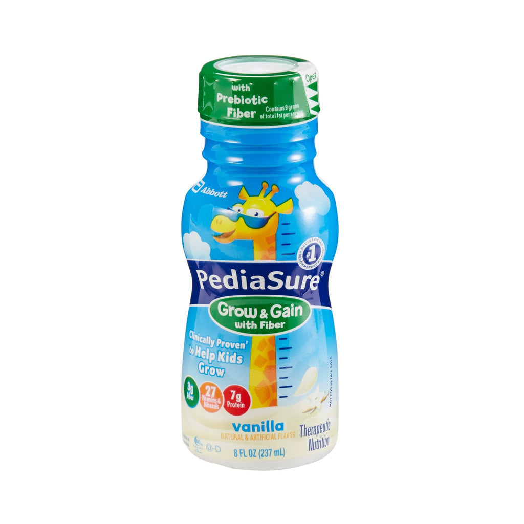 Vanilla PediaSure Grow & Gain With Fiber Supplement, 8 oz Bottle