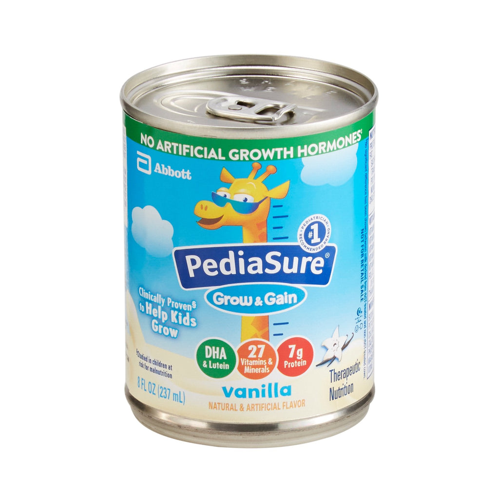 PediaSure Pediatric Oral Supplement Grow and Gain, 8-oz Can, Vanilla Flavor