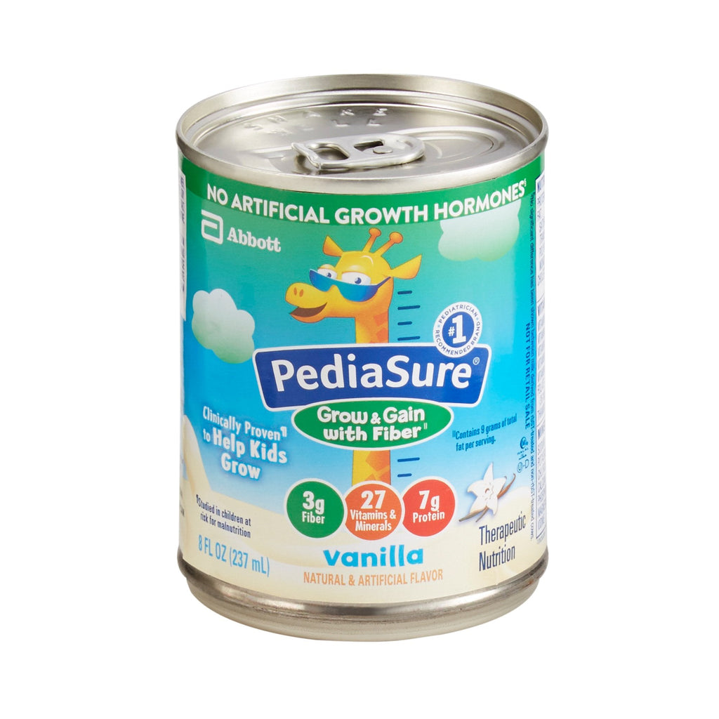 PediaSureÂ® Grow & Gain with Fiber Vanilla Pediatric Oral Supplement, 8 oz. Can