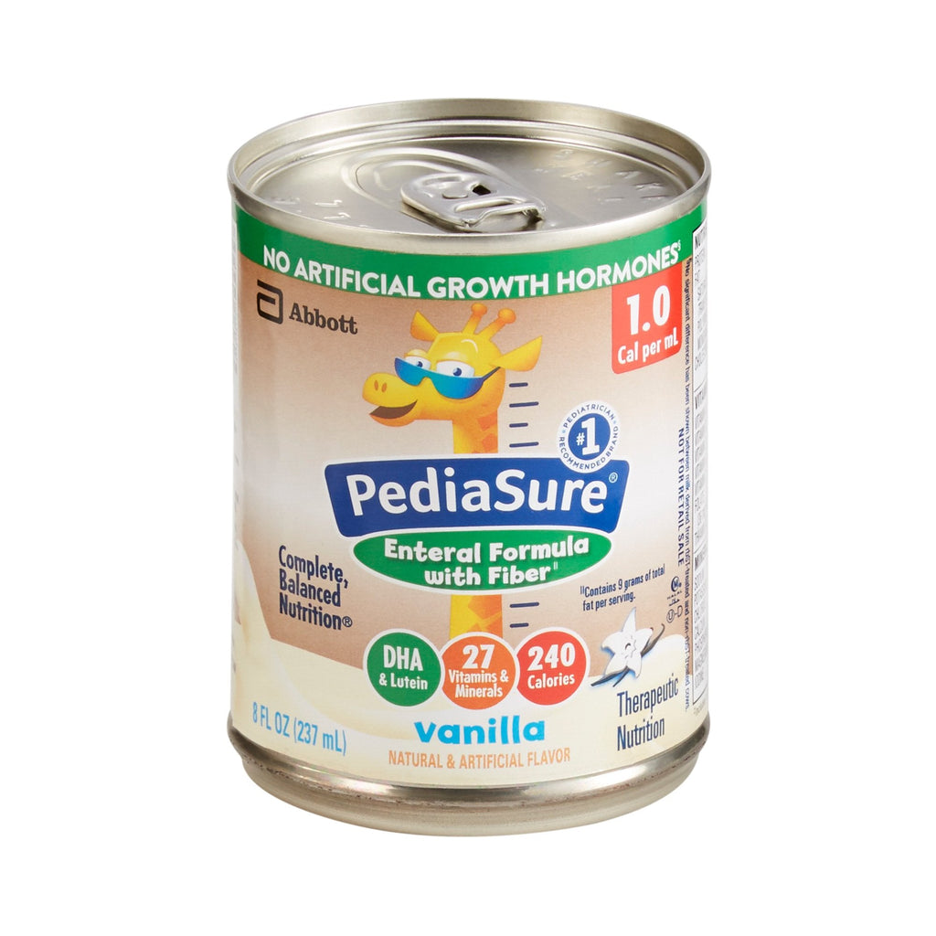 PediaSureÂ® Enteral with Fiber Pediatric Oral Supplement / Tube Feeding Formula, 8 oz. Can