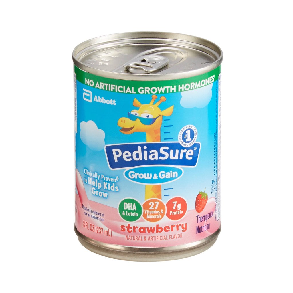 PediaSure Pediatric Oral Supplement Grow & Gain, 8-oz Can, Strawberry