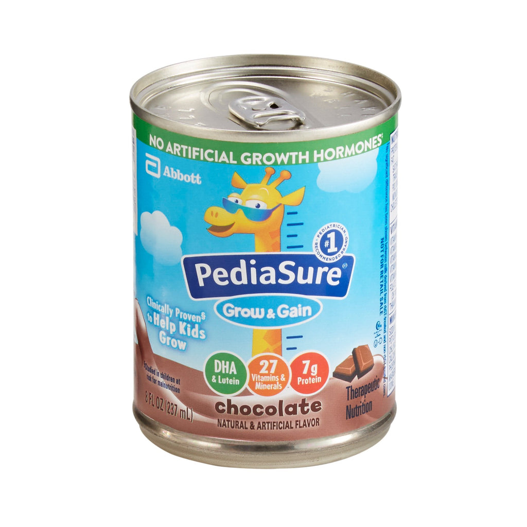 PediaSure Pediatric Oral Supplement Grow and Gain, 8-oz Can, Chocolate Flavor