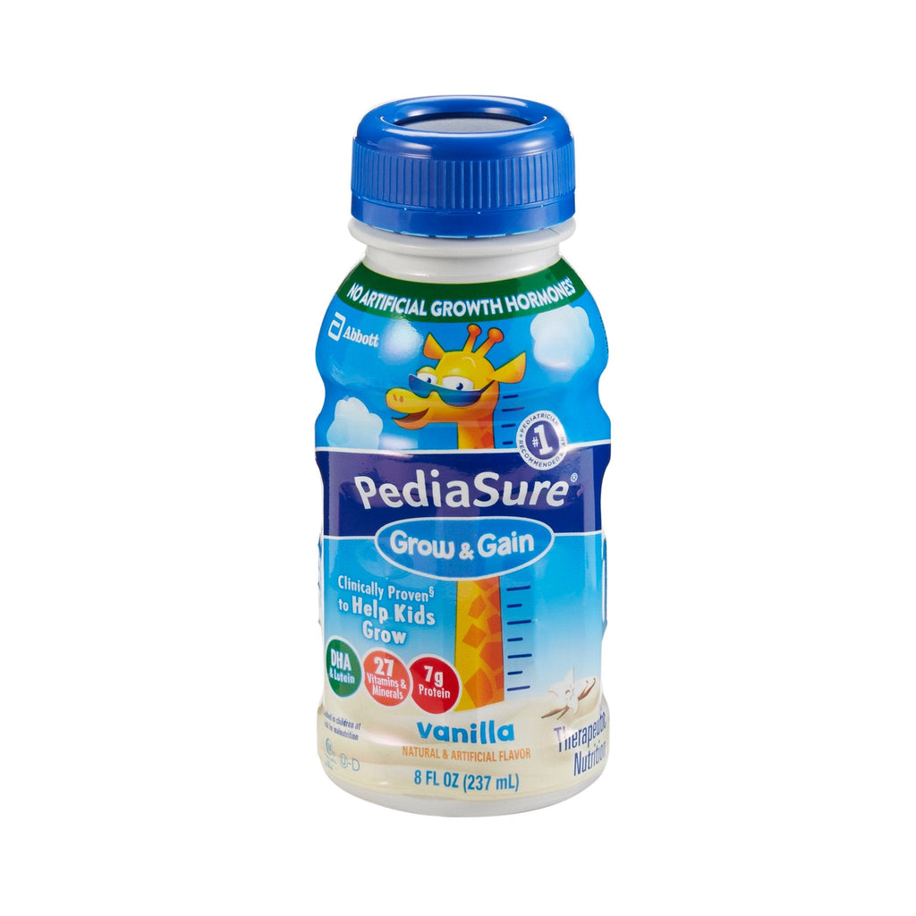 PediaSureÂ® Grow & Gain Vanilla Pediatric Oral Supplement / Tube Feeding Formula, 8 oz. Bottle