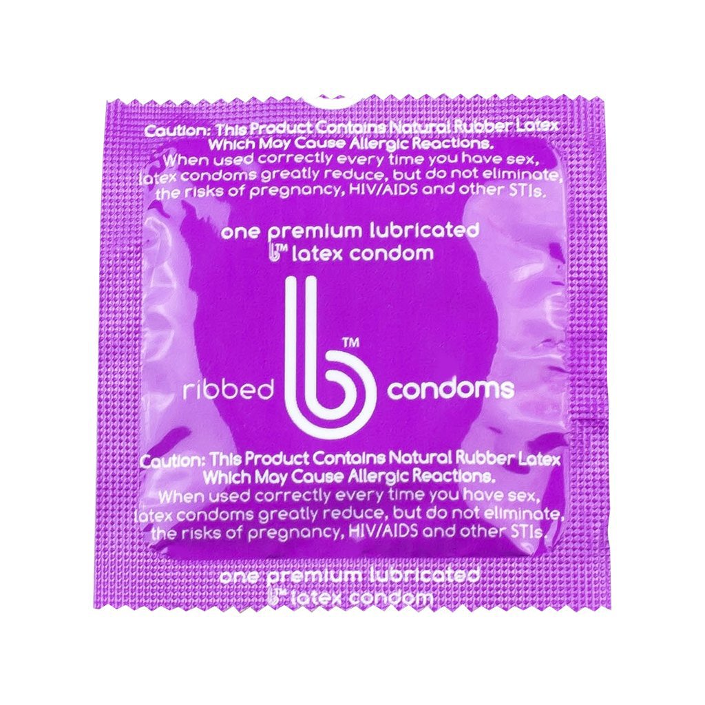 Ribbed BÂª Condom