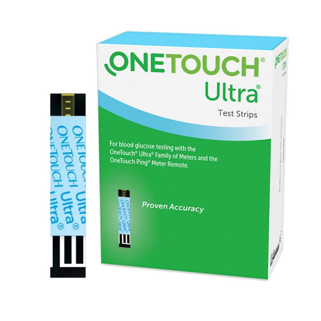 LifeScan OneTouchÂ¨ UltraÂ¨ Blue Glucose Test Strips