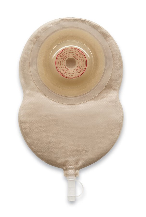 EsteemÂ® + Flex One-Piece Drainable Opaque Urostomy Pouch, 7Â½ Inch Length, 3/8 to 1 Inch Stoma