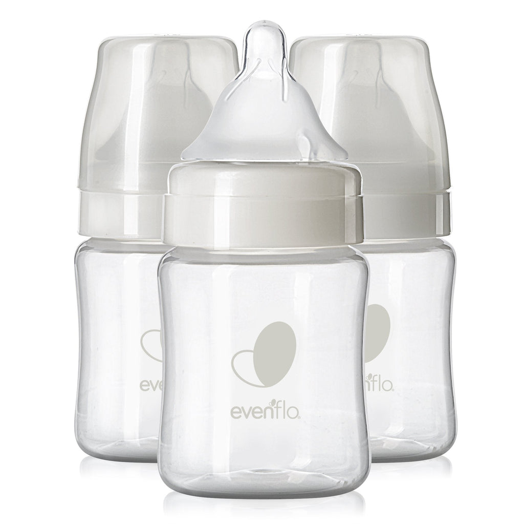 EvenfloÂ® Balance+ Wide Neck Baby Bottle, 5 oz., 3 per Pack
