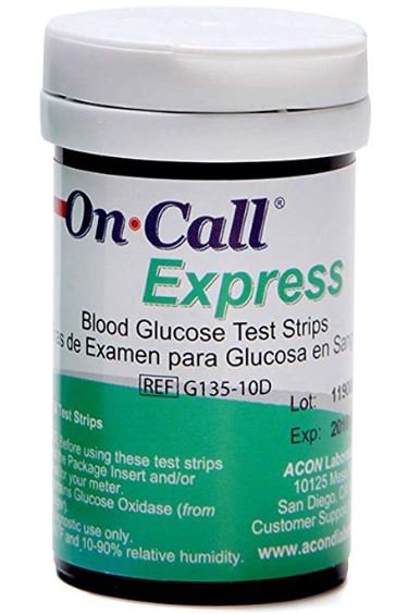 On CallÂ® Express Blood Glucose Test Strips
