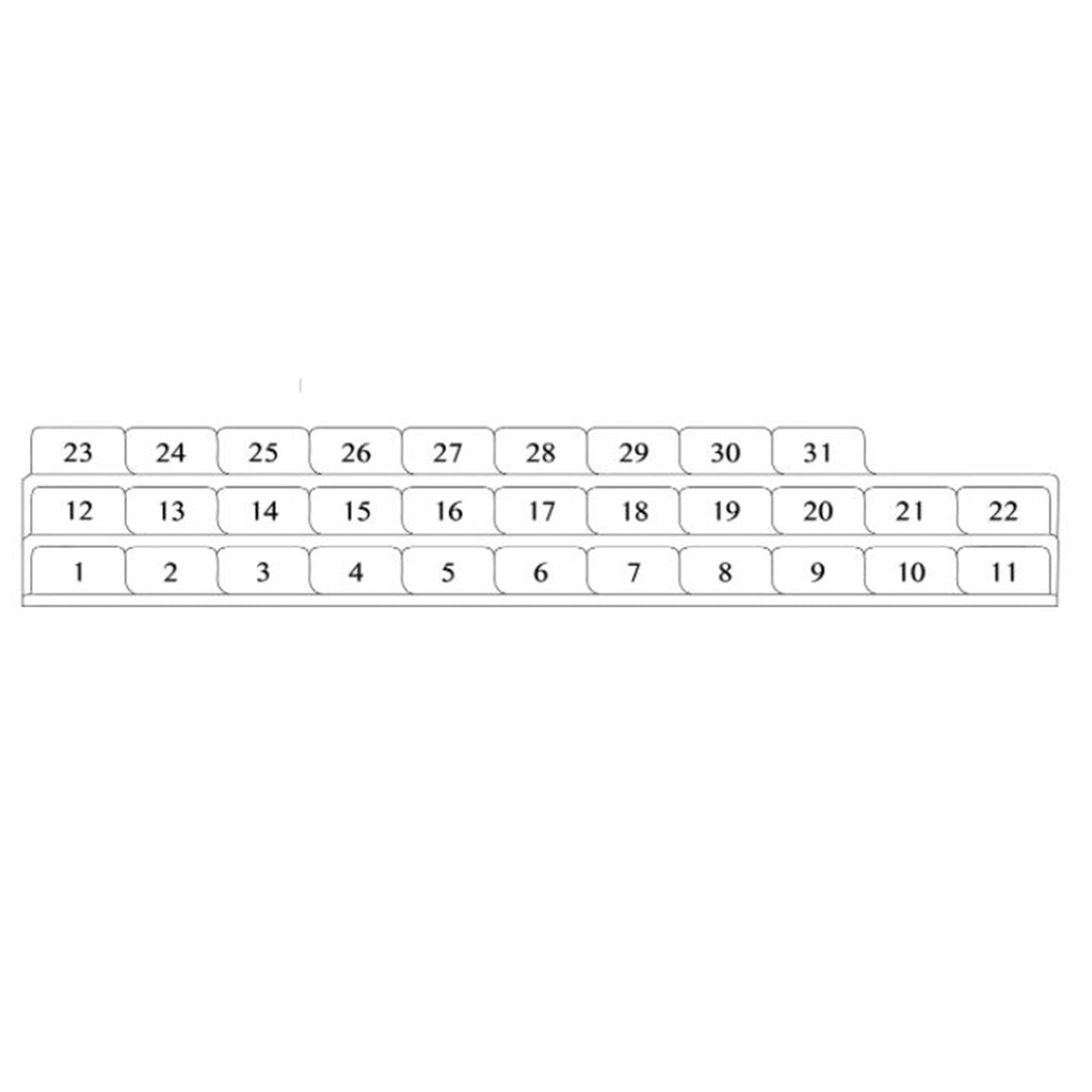 First Healthcare Products Daily 31-Tab Poly Divider Set