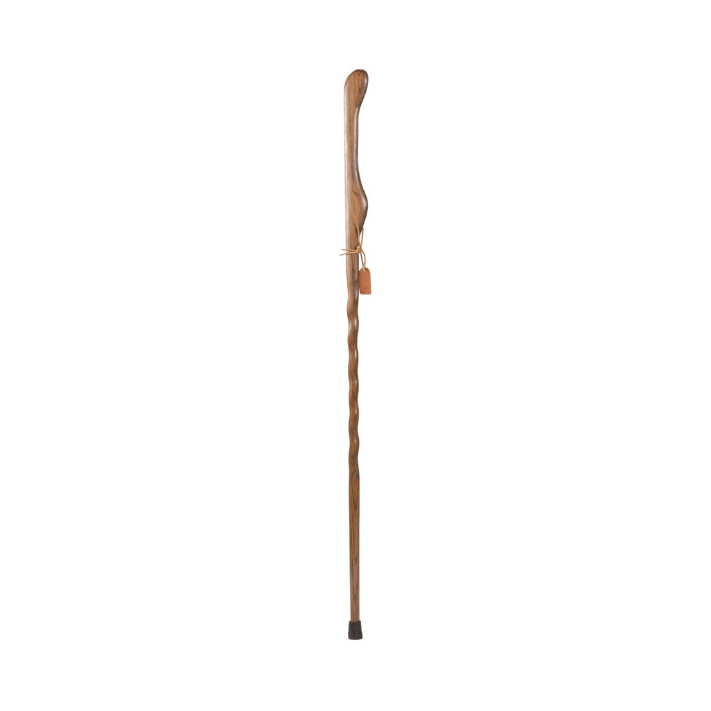 BrazosÂª Oak Hiking Staff, 55-Inch Height, Brown