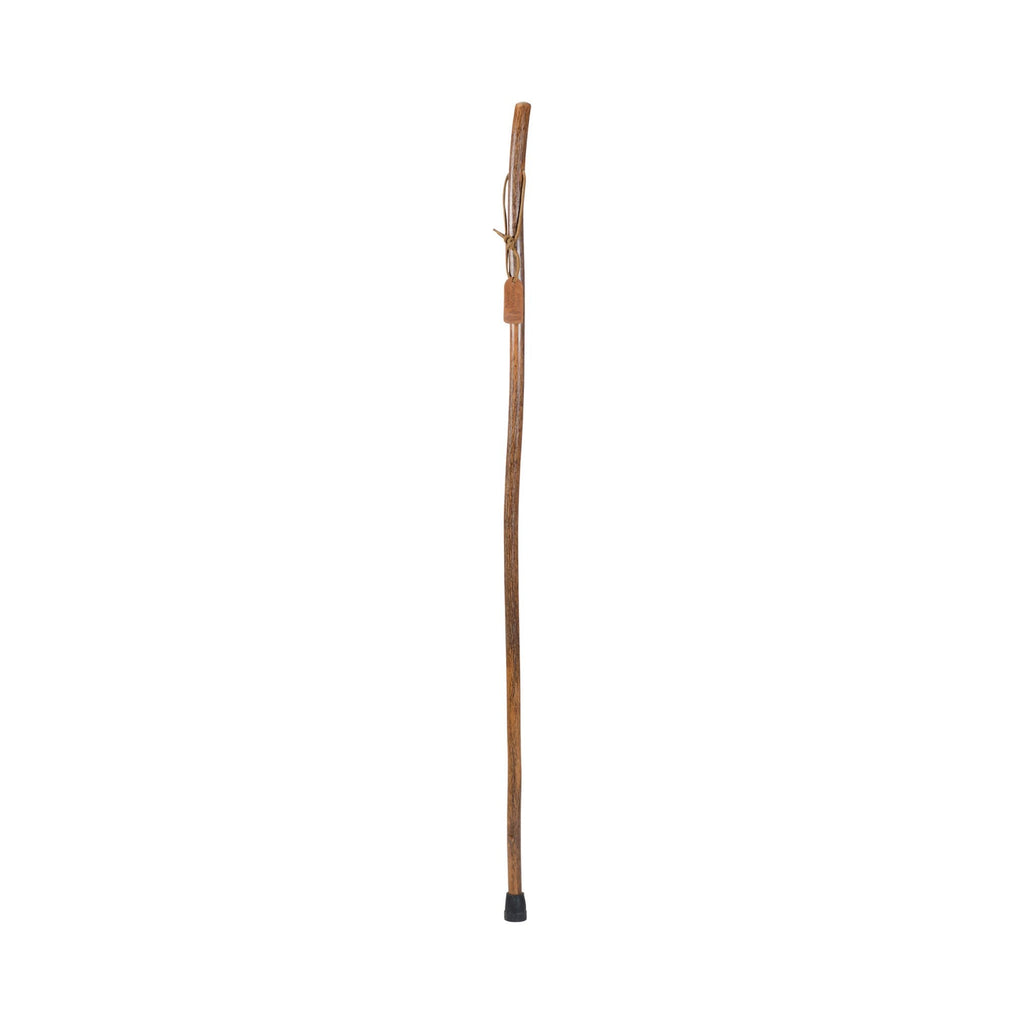 BrazosÂª Hickory Hiking Staff, 48-Inch Height, Brown