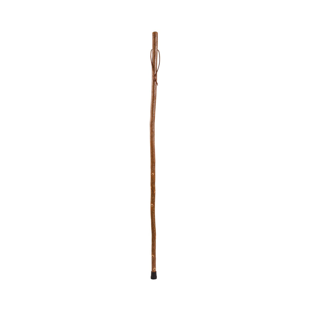 BrazosÂª Sassafras Print Wood Hiking Staff, 55-Inch Height, Brown