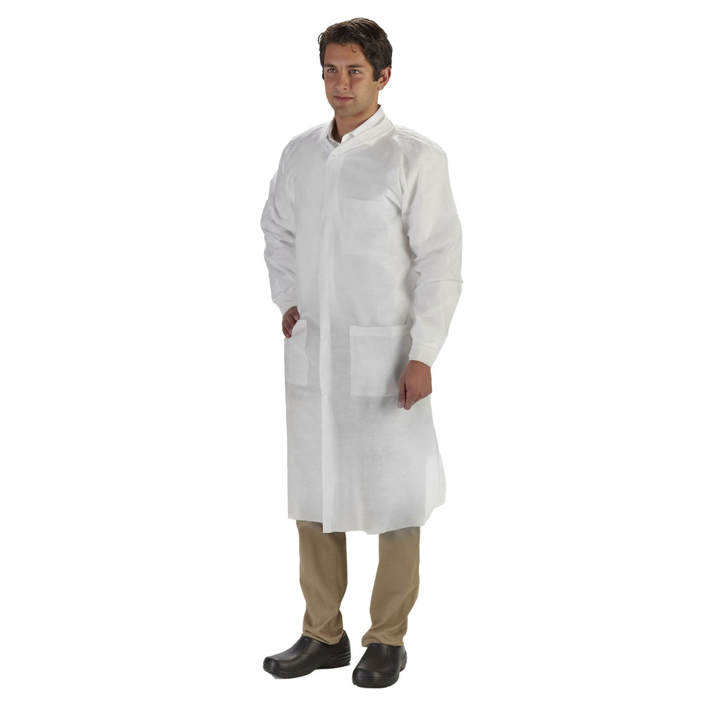 LabMates® Lab Coat, X-Large, White