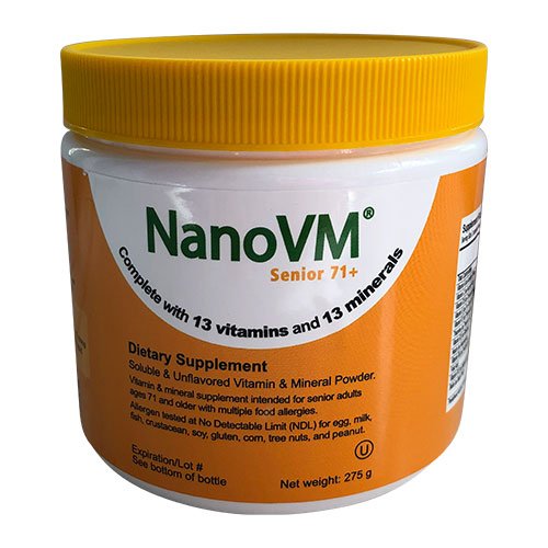 NanoVM Senior 71+ Dietary Supplement, 275 Grams