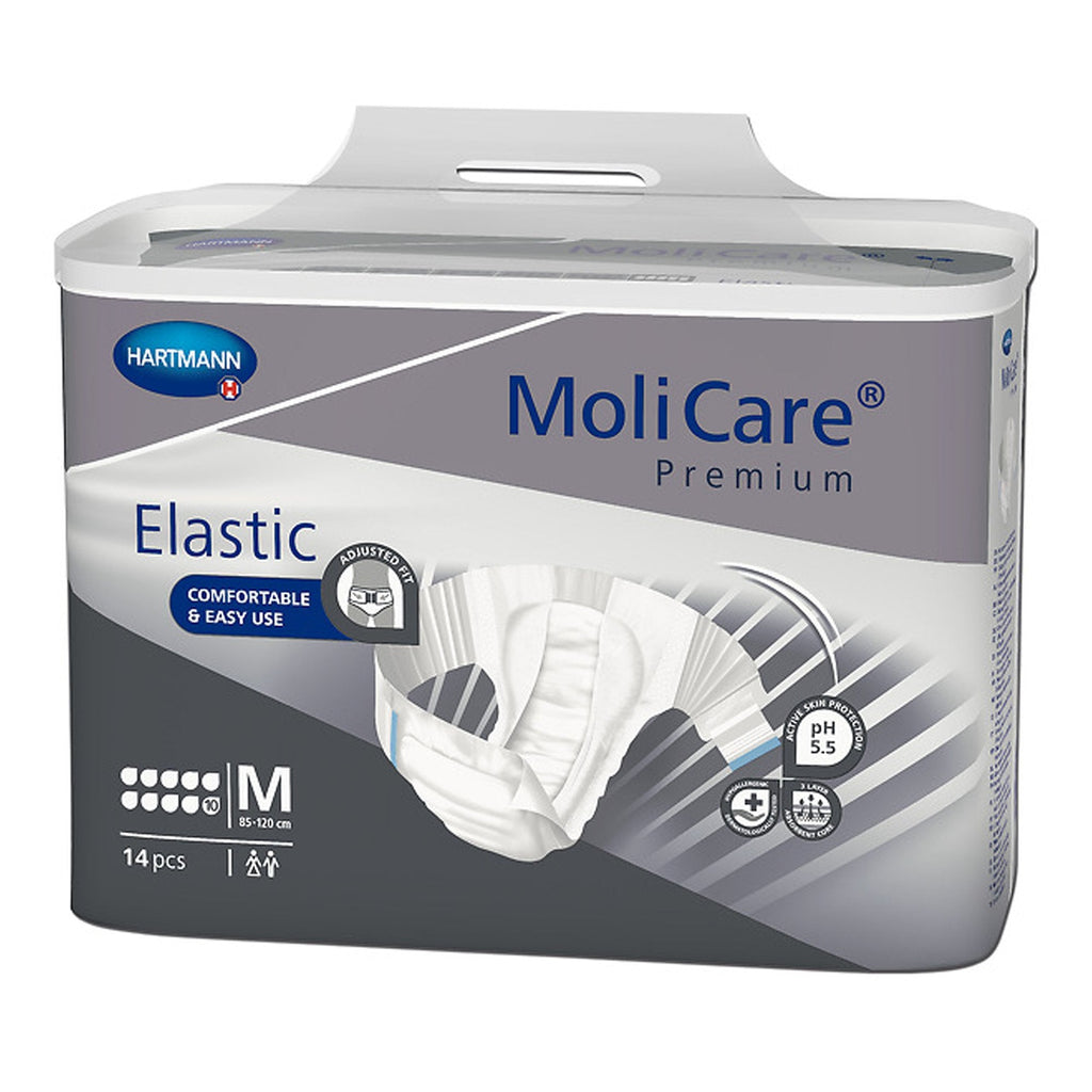MoliCareÂ® Premium Elastic Incontinence Brief, 10D, Medium