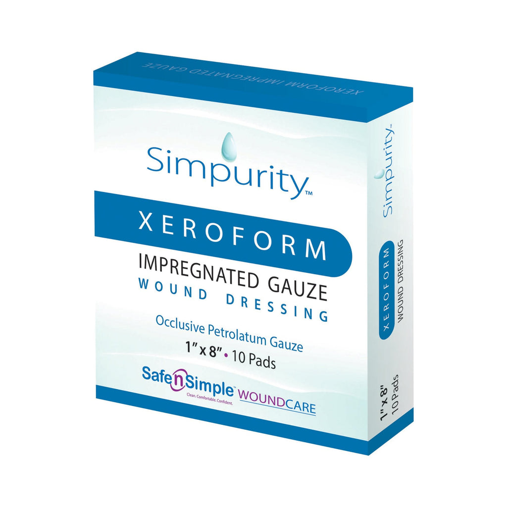Simpurityâ„¢ XeroForm Impregnated Dressing, 1 x 8 Inch
