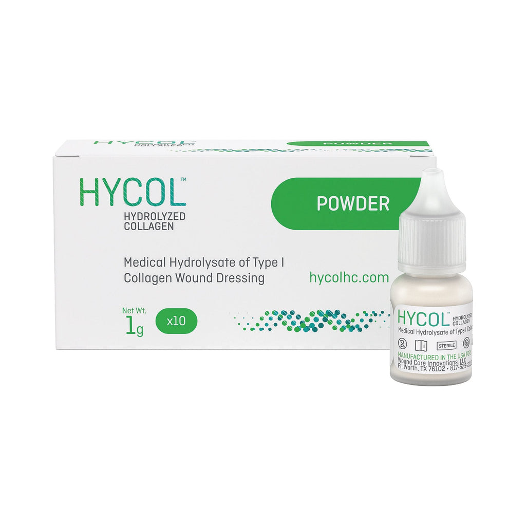 HycolÂ® Collagen Powder Dressing, 10-Gram Bottle, 10 per Box