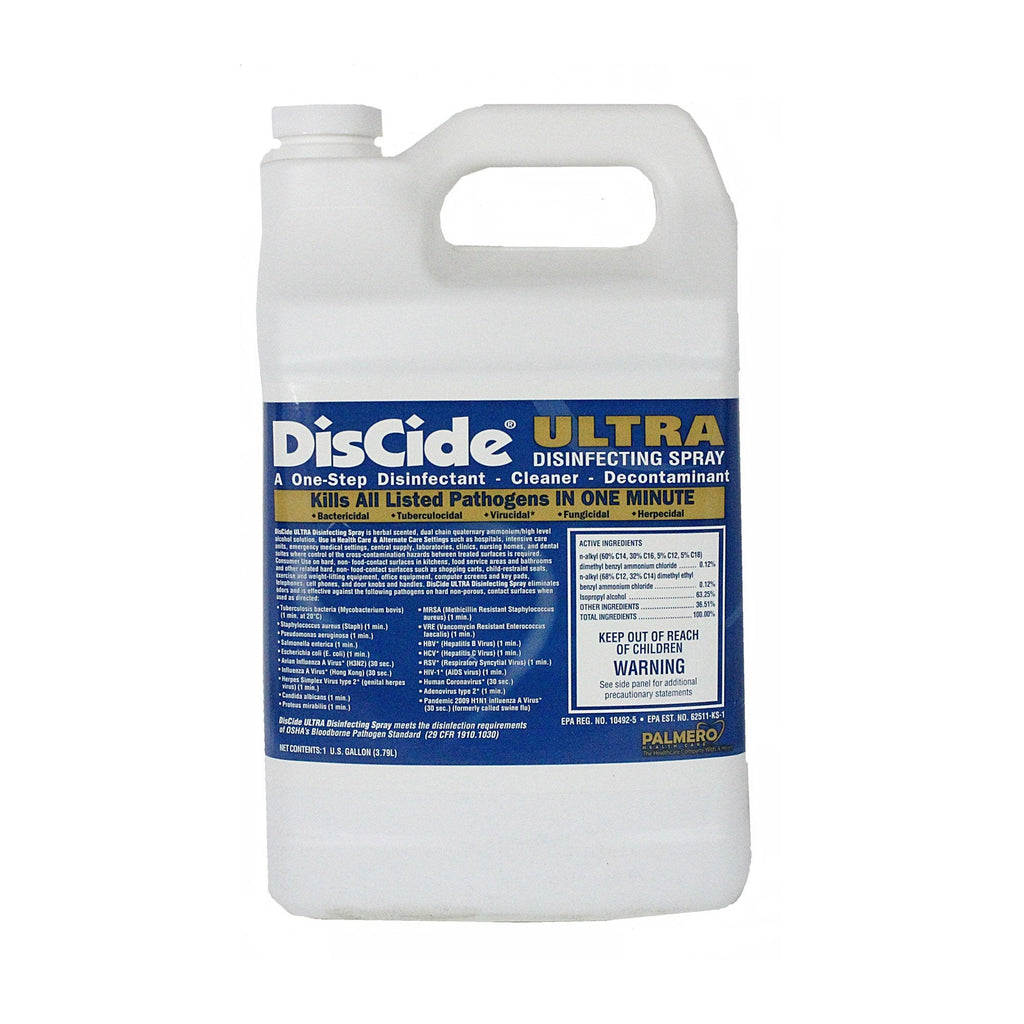 DisCideÂ¨ Ultra Quaternary Based Surface Disinfectant Cleaner 1 gal.