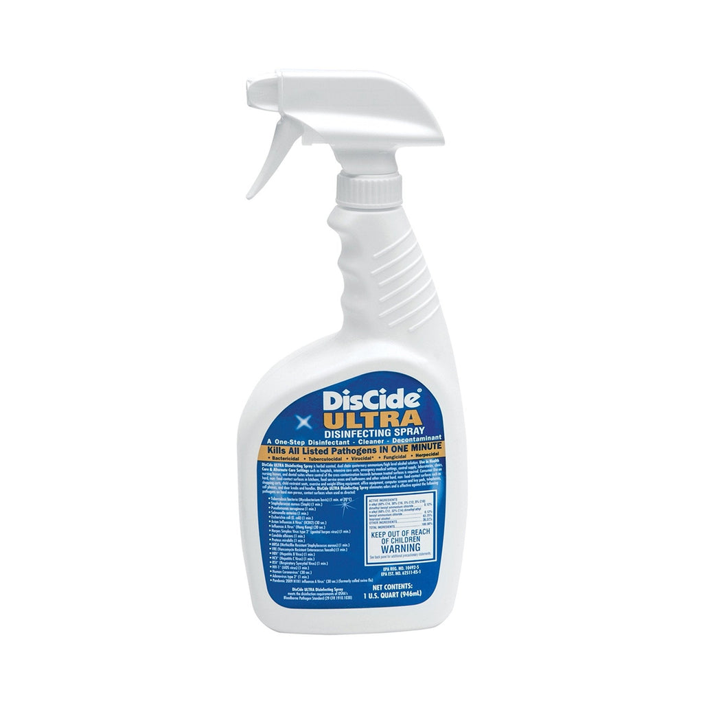 DisCideÂ¨ Ultra Quaternary Based Surface Disinfectant Cleaner 1 qt.