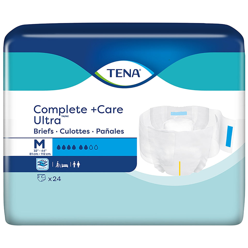 TenaÂ® Complete +Careâ„¢ Ultra Incontinence Brief, Medium