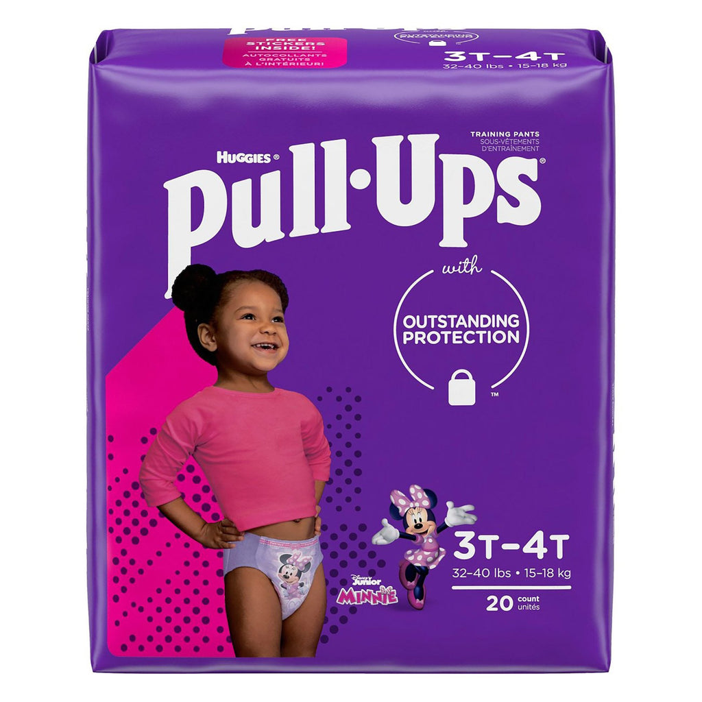 Huggies Pull-UpsÂ® Learning DesignsÂ® for Girls Training Pants, 3T to 4T