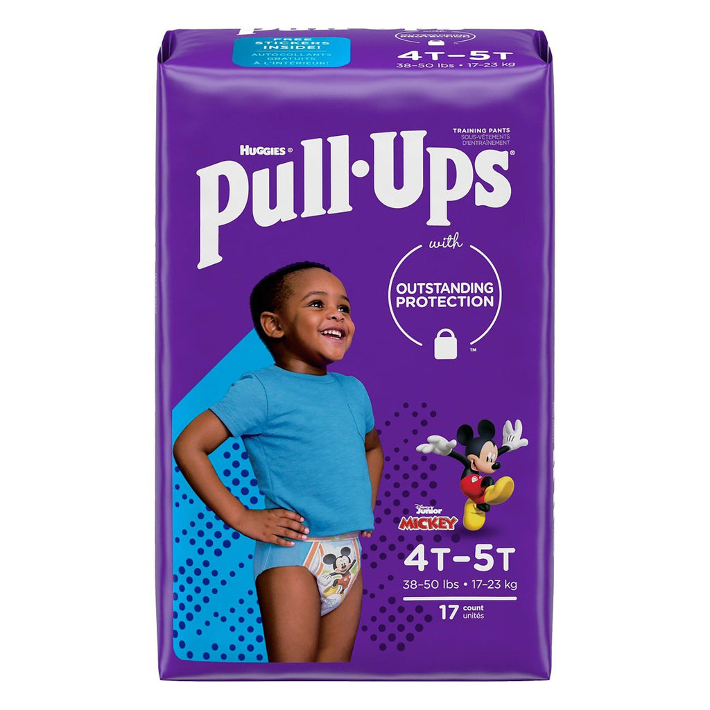 Huggies Pull-UpsÂ® Learning DesignsÂ® for Boys Training Pants, 3T to 4T, 20 per Package