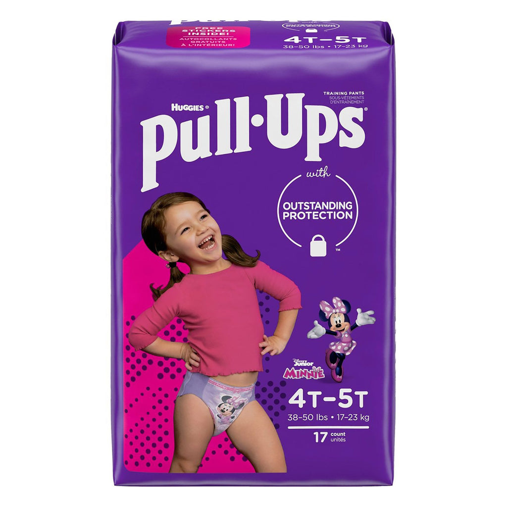 Pull-UpsÂ® Learning DesignsÂ® for Girls Training Pants, 4T to 5T