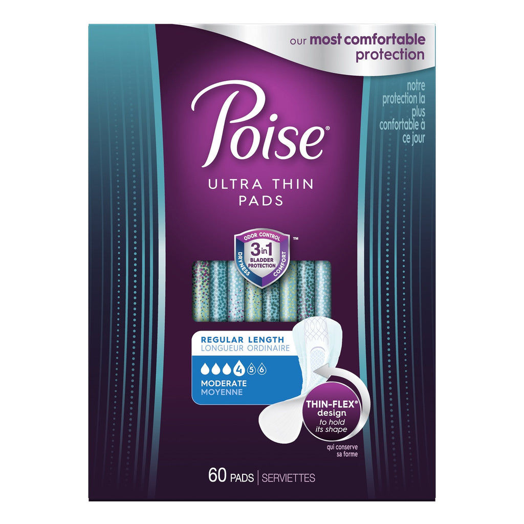 PoiseÂ® Ultra Thin Moderate Bladder Control Pad