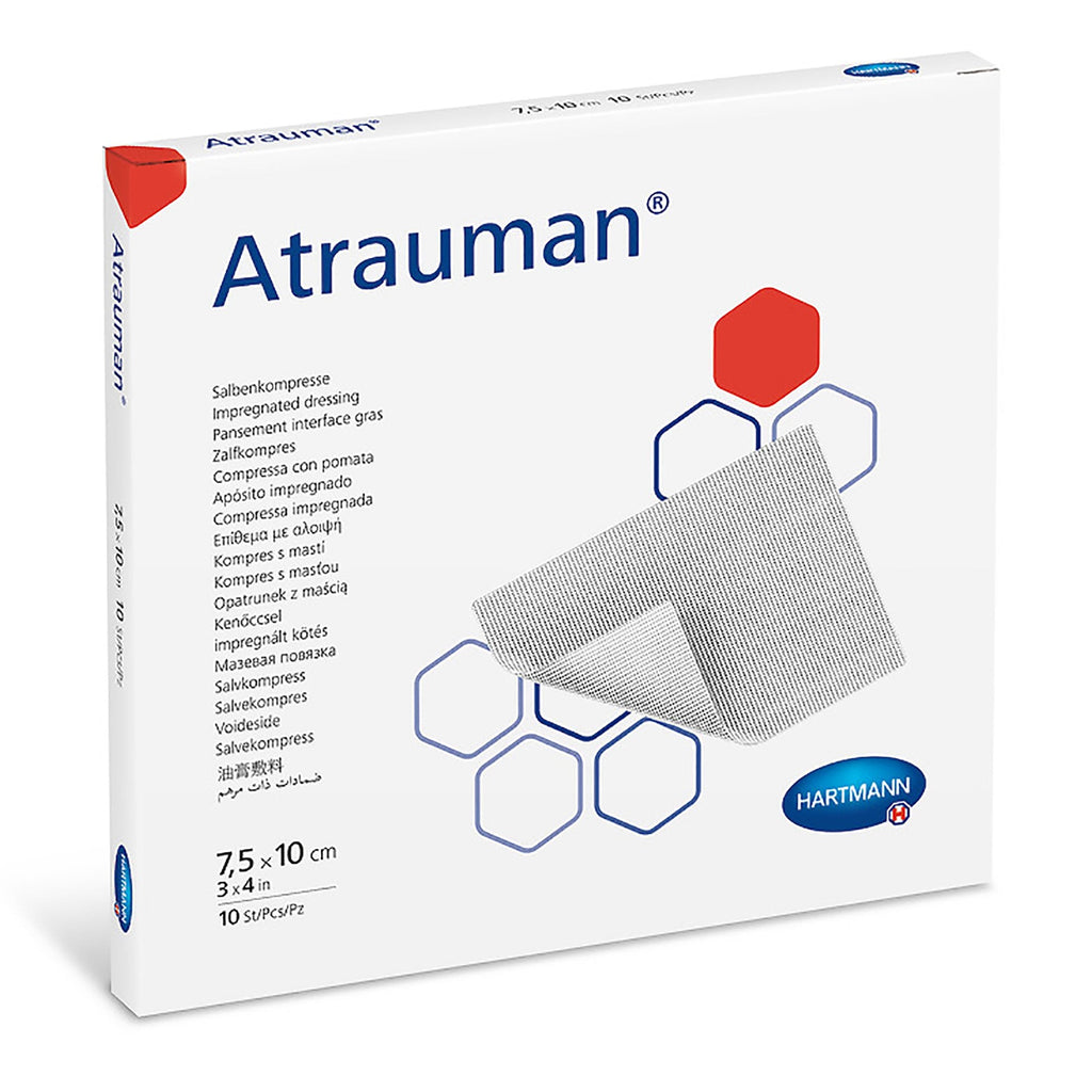 AtraumanÂ¨ Sterile Impregnated Wound Contact Layer Dressing, 3 x 4 Inch
