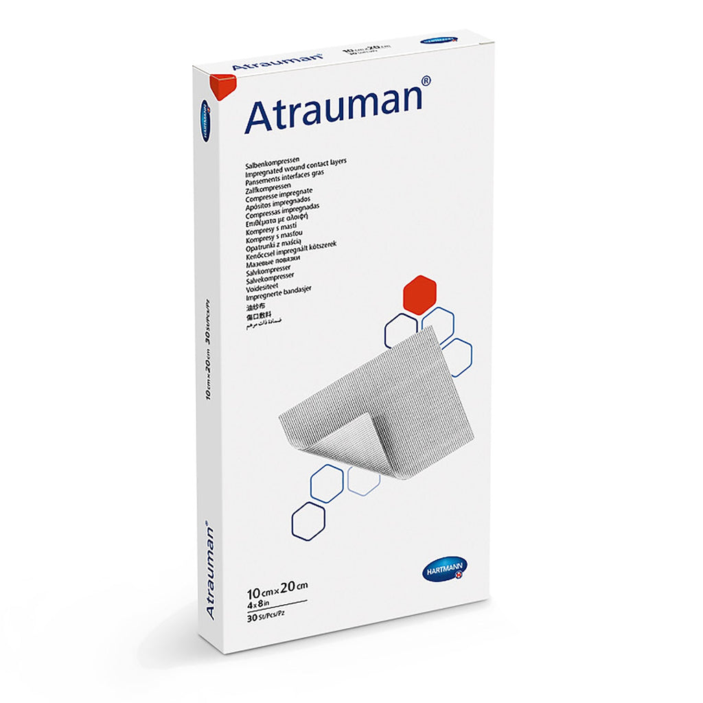 AtraumanÂ¨ Sterile Impregnated Wound Contact Layer Dressing, 4 x 8 Inch