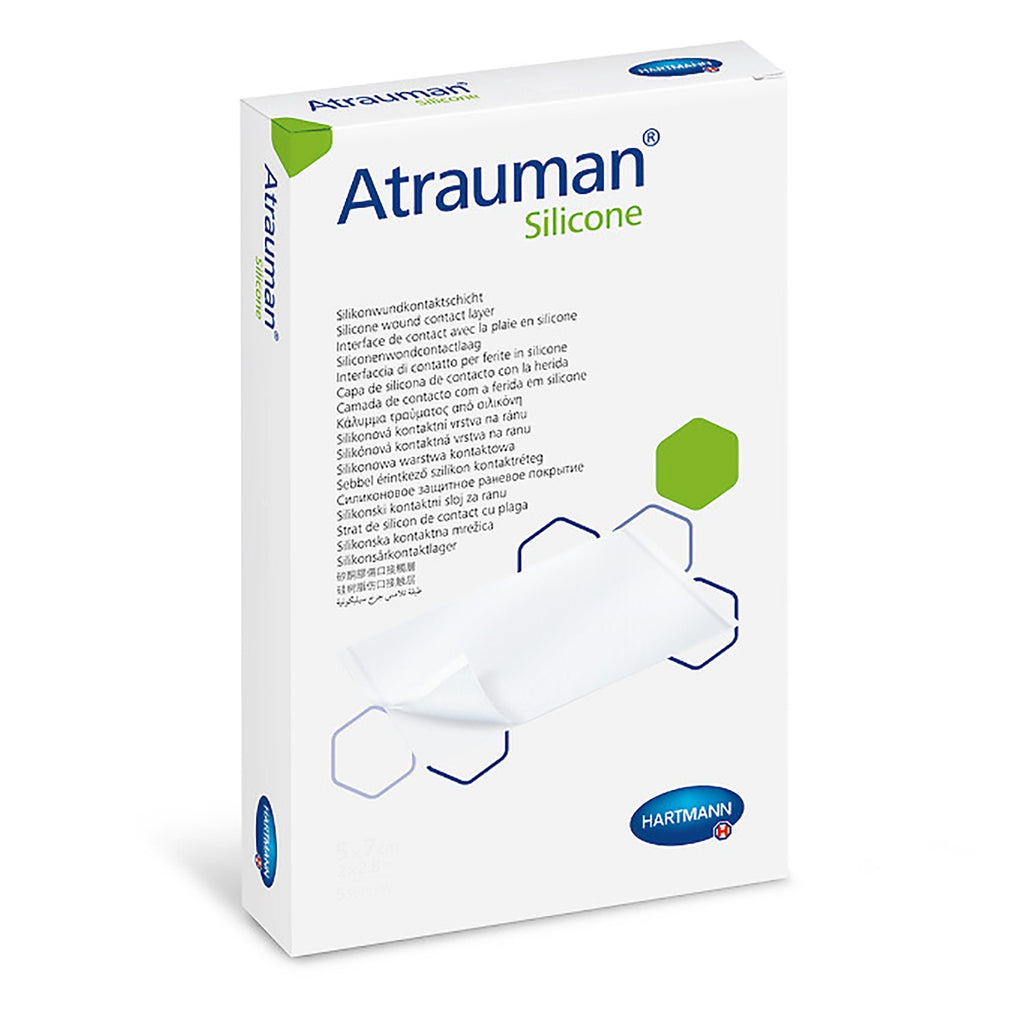 AtraumanÂ¨ Silicone Sterile Wound Contact Layer Dressing, 2 x 2.8 Inch