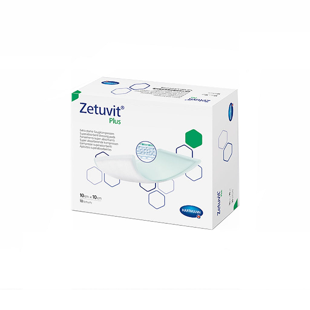 ZetuvitÂ® Plus Sterile Superabsorbent Dressing, 4 x 4 Inch