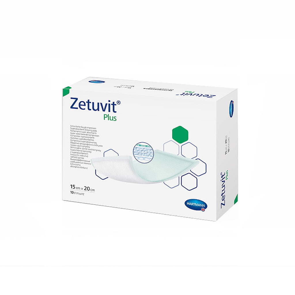ZetuvitÂ® Plus Sterile Superabsorbent Dressing, 6 x 8 Inch